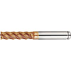 AS Coated Powdered High-Speed Steel Roughing End Mill, 45° Spiral/Regular, Center Cut