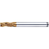 AS Coated Powdered High-Speed Steel Roughing End Mill, Short, Long Shank, Center Cut