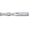 Fresa de punta cuadrada de acero de alta velocidad en polvo, 2 flautas, modelo largo / sin recubrimiento