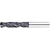 Carbide Solid Drill Bits - End Mill Shank, TiAlN Coated, Stub with Oil Holes, Regular