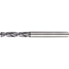 Carbide Solid Drill Bits - End Mill Shank, with Corner Radius, TiAlN Coated, Stub, Regular