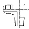 アダプタ 機器接続側管用テーパねじタイプ（30°オスシート付） 090 90°エルボ