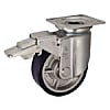 重荷重用キャスター JMB型ストッパー付旋回金具（サイズ150mm～200mm）