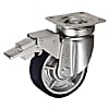 重荷重用キャスター 旋回 （回転ストッパー付） JHBtype サイズ150mm