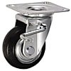 中荷重用キャスター 旋回 （ダブルストッパ付） JBtype サイズ75mm (金具のみ車輪なし)