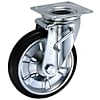 中荷重用キャスター 旋回 （ダブルストッパ付） JBtype サイズ250mm (金具のみ車輪なし)