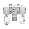エアコンビネーション エアフィルタ+レギュレータ+ルブリケータ AC20-D〜AC60-D
