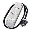 AC250V/20A×1.0m 三相タップ（接地3P）