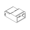 2.50mm ピッチ 中継用コネクター　プラグハウジング（500593）