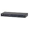 マルチインターフェース（DP、HDMI、DVI、VGA）対応Cat5e KVMスイッチ