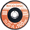 RICO Disc φ100, Alundum Abrasive Grain 99-SUSA