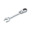 Short Ratchet Combination Wrench (Swivel Neck Type)
