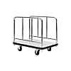 Steel Dandy Platform Truck, Handwheel Both Side Type, Long Material Transporting Platform Truck