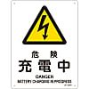 JIS Safety Mark (Warning), "Danger - Charging" JA-207S
