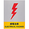 Safety Sign "Beware of Electric Shock" JH-21S