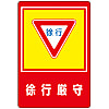 Road Surface Sign "Strictly Slow" Road Surface -28