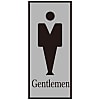 Toilet Plate "Gentlemen" Toilet -340-1