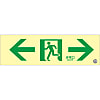 中亮發光地板指示標誌“緊急出口→”發光FA-703