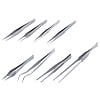Tweezers Made from Stainless Steel/Titanium Total Length (mm) 125–190 (AS ONE)