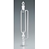 共通円筒分液ロートTFコック球栓 50ml～200ml 側管付