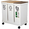 Ecological Garbage Sorting Wagon Horizontal 3 Sections