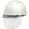 ヘルメットAP11-CS（透明バイザー・シールド面・雨垂れ防止溝・衝撃吸収ライナー）