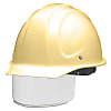 FRP樹脂製ヘルメットSYF-S型（シールド面付・雨垂れ防止溝付・衝撃吸収ライナー付）