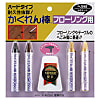 かくれん棒フローリング用 ヘラ付4色セット FB-30