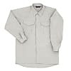 Long Sleeved Mixed Fabric Shirt