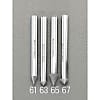 8x 4mm ダイヤモンドバー(傘型90ﾟ/6mm軸)