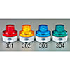 ［単3x4本］LED回転灯 壁面取付用ねじ穴付