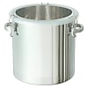 日東 ステンレスタンク ストレート密閉タンク(透明アクリル蓋付) 20L