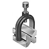 ユニ 硬鋼製クランプ付Vブロック 30mm