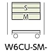 ヤマテック スペシャルワゴン W600×D400 移動式 浅型2段/深型1段