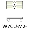 ヤマテック スペシャルワゴン W750×D500 移動式 深型1段