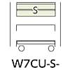 ヤマテック スペシャルワゴン W750×D500 移動式 36.4kg アイボリー