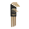 ゴールドガード加工（14K）六角ロングL-レンチセット（インチ）