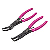 Clip Clamp Pliers 20° / 80° 3-Claw Type Set (For Removing 3-Groove Type Lock Pin)