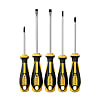 Comfortable Grip Type Screwdriver Set (5 Pcs./Set) 