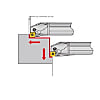 レバーロック式内径用バイト A-PCLNR/L-Eco