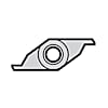 SEC-PBバイトSPB型・突っ切り用チップ
