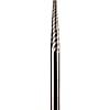 超硬カッター 軸径3mm 円錐先丸 スパイラルカット