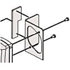 U-WAVE-TQMH用取付板