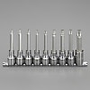 1/2"DR/T20～T60/100mm［Torx］ビットソケットセットEA687CM-400A