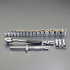 1/4"DRソケットレンチセットEA687AL-1