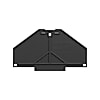 End Plate (Terminals), End and Intermediate Plate / Beige, Black, Blue, Grey, Orange, Red, Yellow