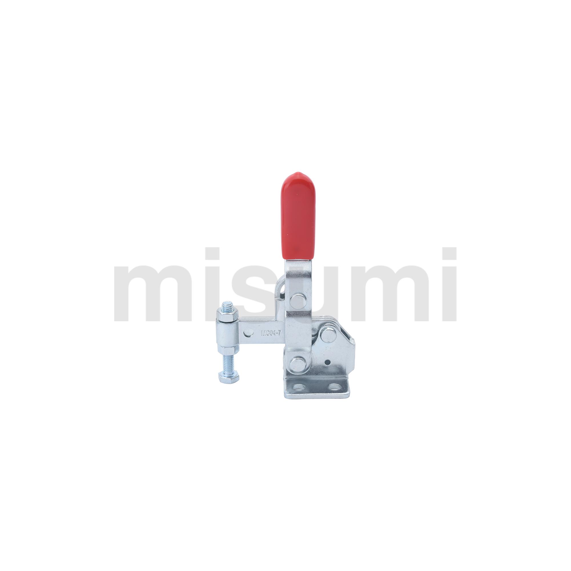 Toggle Clamp, Vertical Type, Flange Base, Clamp Bolt Fixed, Clamping Force 980 N