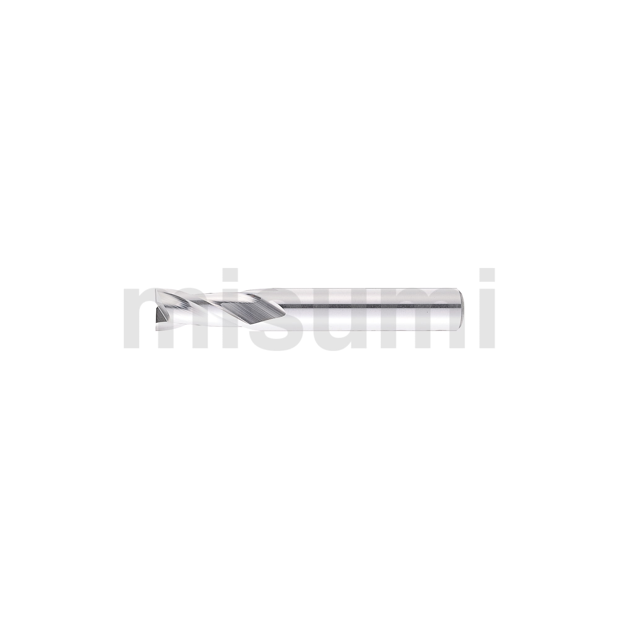 ハイス鋼スクエアエンドミル 2枚刃/ショート/ノンコートタイプ | ミスミ | MISUMI(ミスミ)