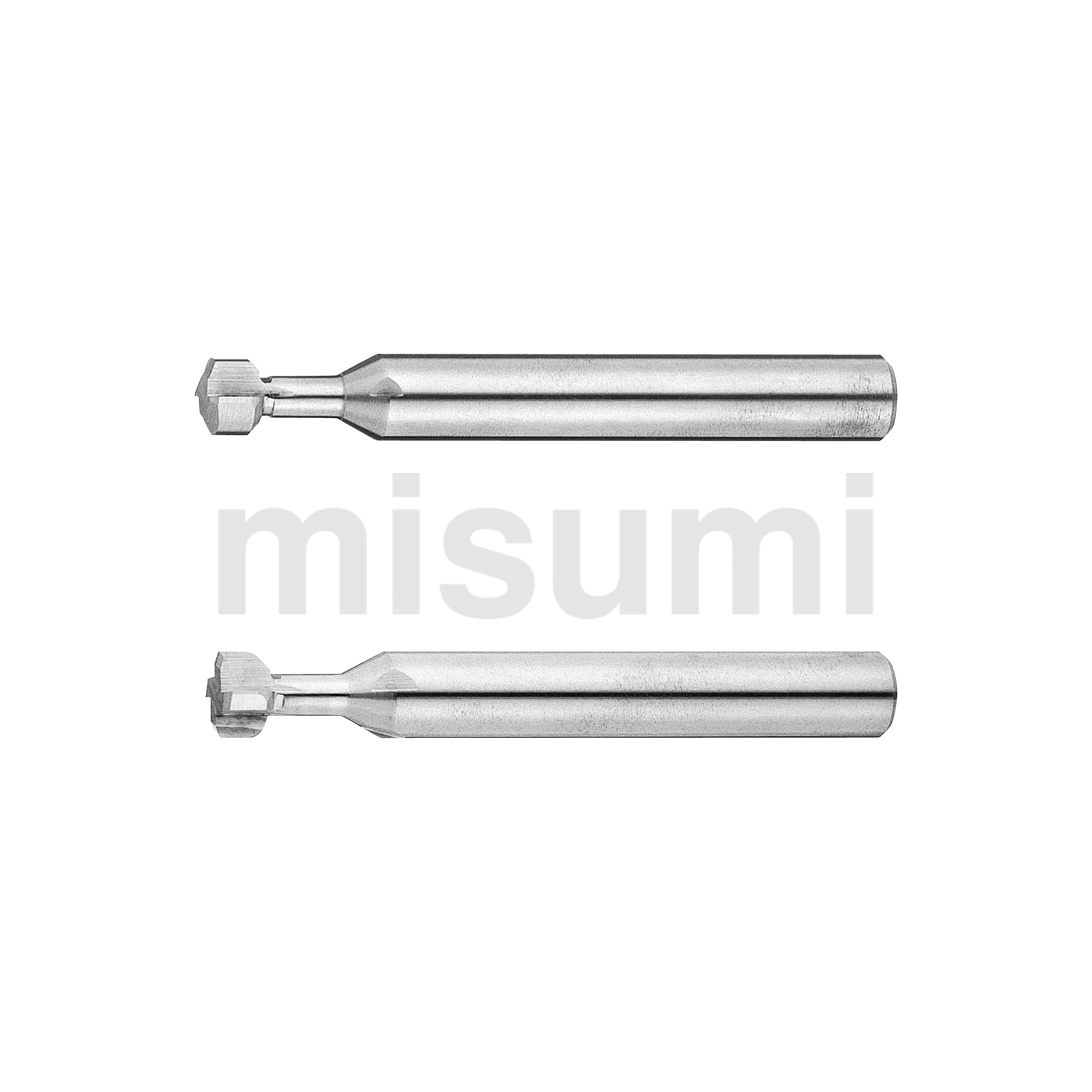 超硬Ｔスロットカッター 2枚刃/4枚刃/底部コーナーアングル、裏部ラジアス | ミスミ | MISUMI(ミスミ)