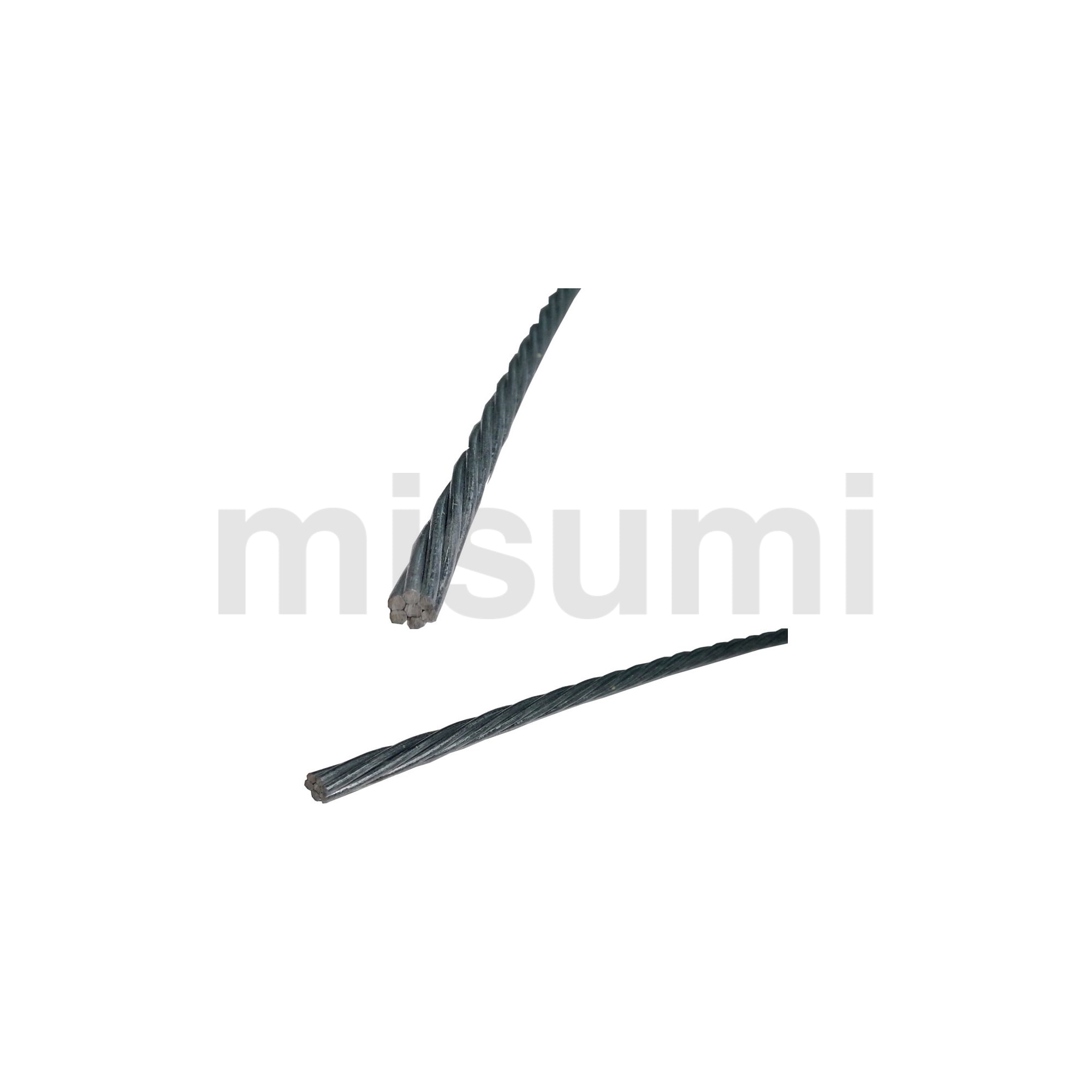 メッセンジャーワイヤー（亜鉛めっき鋼より線） | ＪＡＰＰＹ | MISUMI(ミスミ)